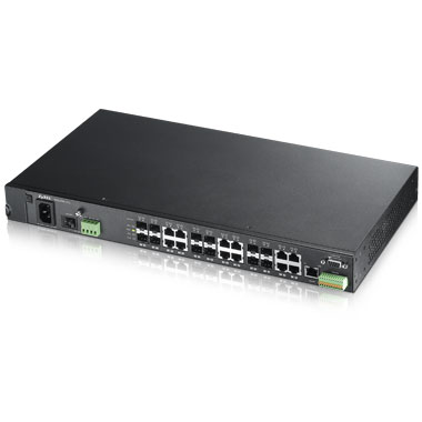 Switch ZyXEL MGS3700-12C Layer 2 12 porturi combo RJ-45/SFP open