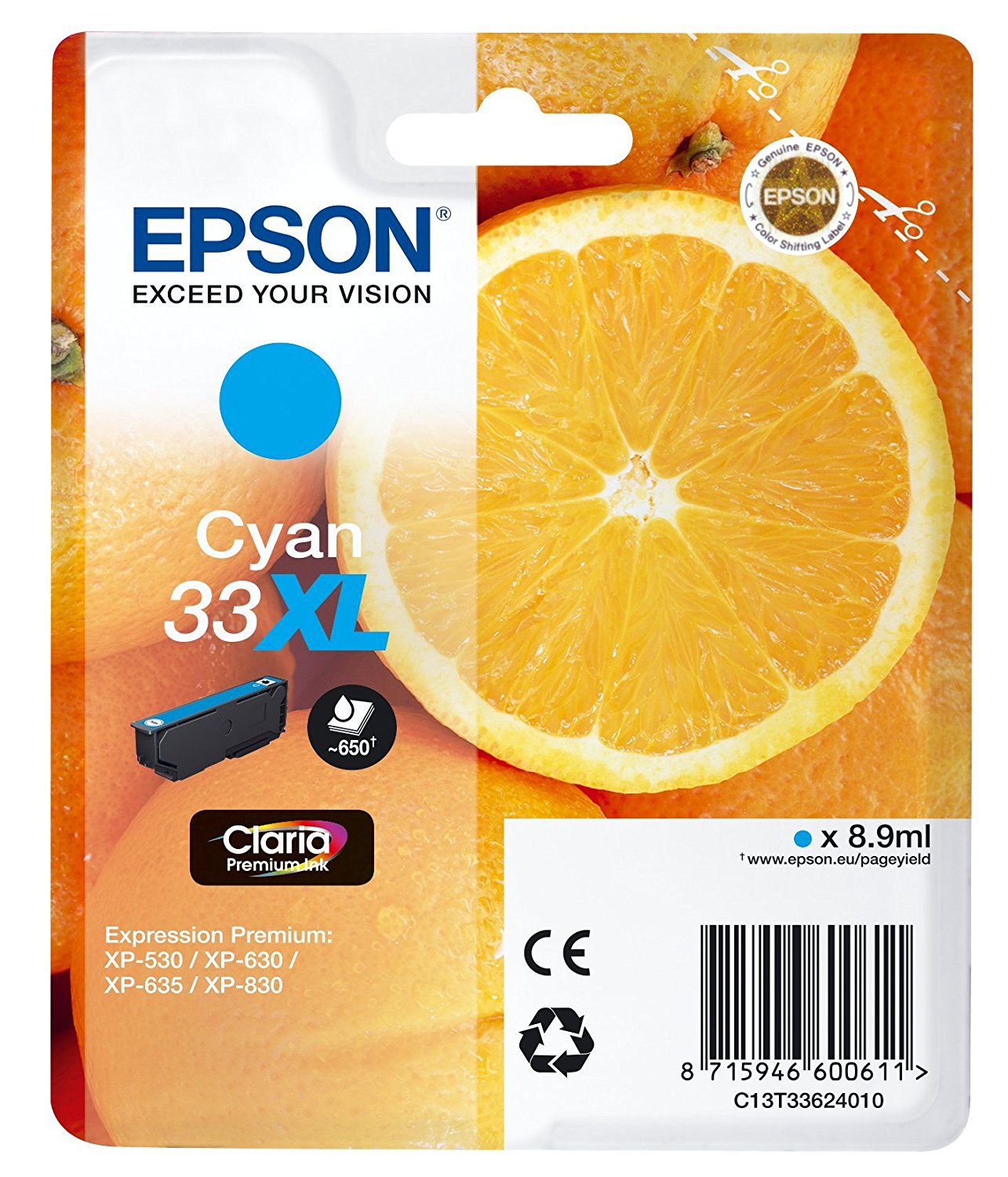 Cartus inkjet Epson T3342 Cyan 33