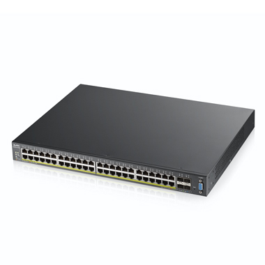 Switch ZyXEL XGS2210-52HP cu management L2 cu PoE 48x1000Mbps-RJ45 4xSFP+