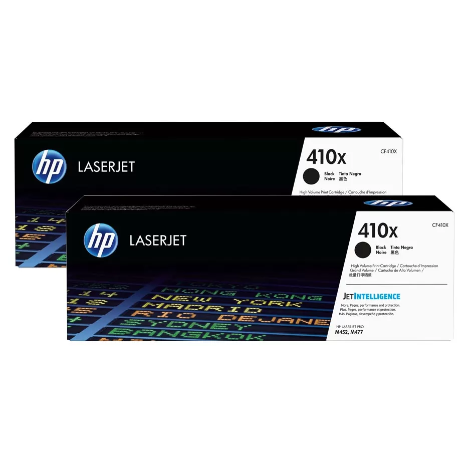 Cartus toner HP 410X 2-Pack Black