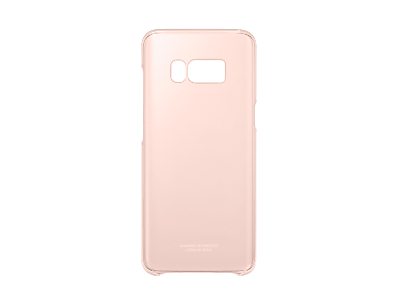 Capac protectie Clear Cover Samsung EF-QG950 pentru Galaxy S8 G950 Roz