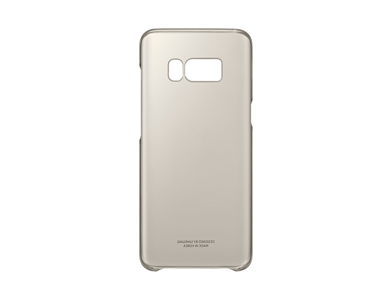 Capac protectie Clear Cover Samsung EF-QG950 pentru Galaxy S8 G950 Auriu