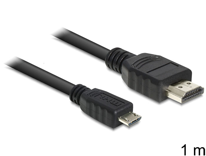 Cablu Delock MHL Male > High Speed HDMI Male 1 metru