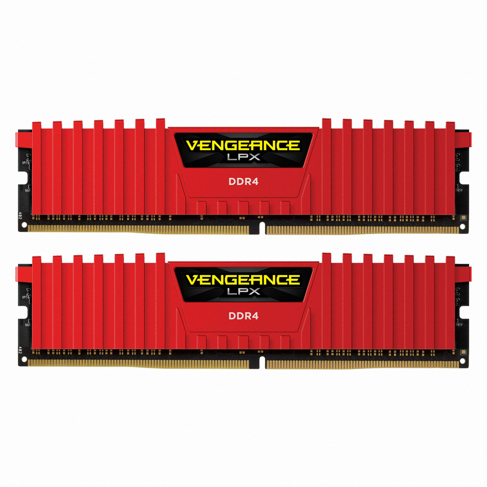 Memorie Desktop Corsair Vengeance LPX 8GB(2 x 4GB) DDR4 2666MHz Red