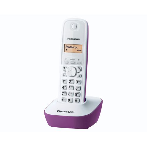 Telefon DECT Panasonic KX-TG1611FXF Alb/Violet