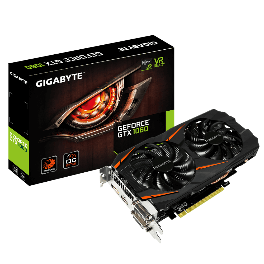 Placa Video Gigabyte nVidia GeForce GTX 1060 6GB GDDR5 192 biti WindForce OC