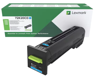 Cartus toner Lexmark 72K20C0 Cyan  Return Program  8000 pagini