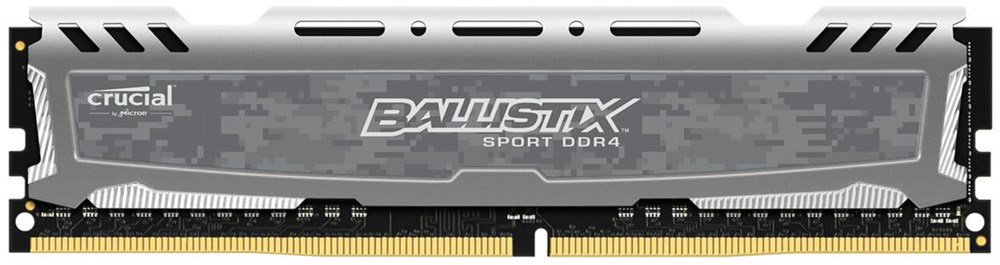 Memorie Desktop Crucial Ballistix Sport LT Gray 16GB (1 x 16GB) DDR4 2666 MHz CL16