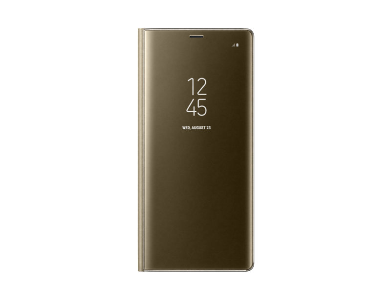 Husa Clear View Standing Samsung EF-ZN950 pentru Galaxy Note 8 N950 Gold