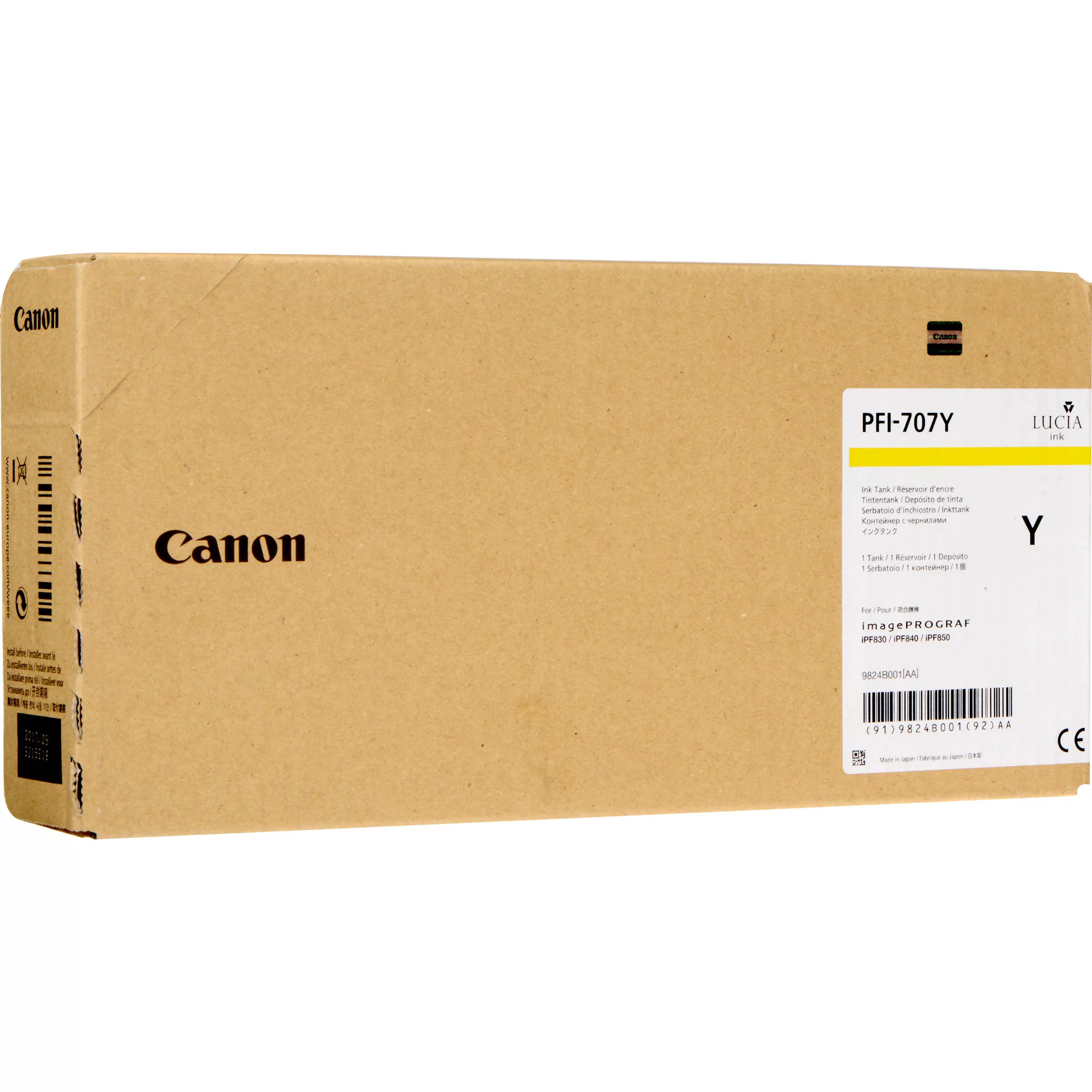 Cartus Inkjet Canon PFI-707Y Galben 700ml