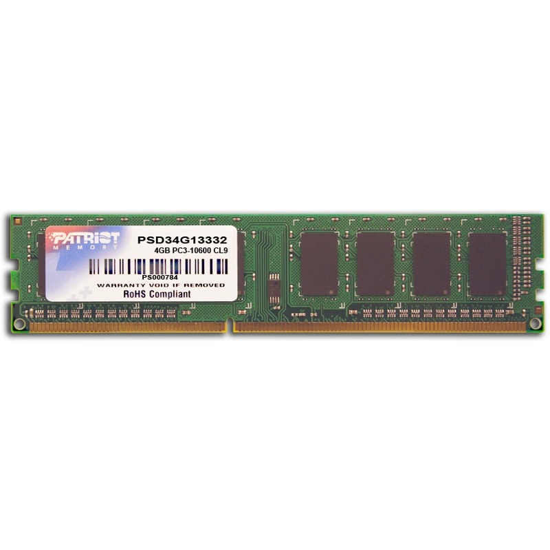 Memorie Desktop Patriot Signature 4GB DDR3 1333MHz Double Sided