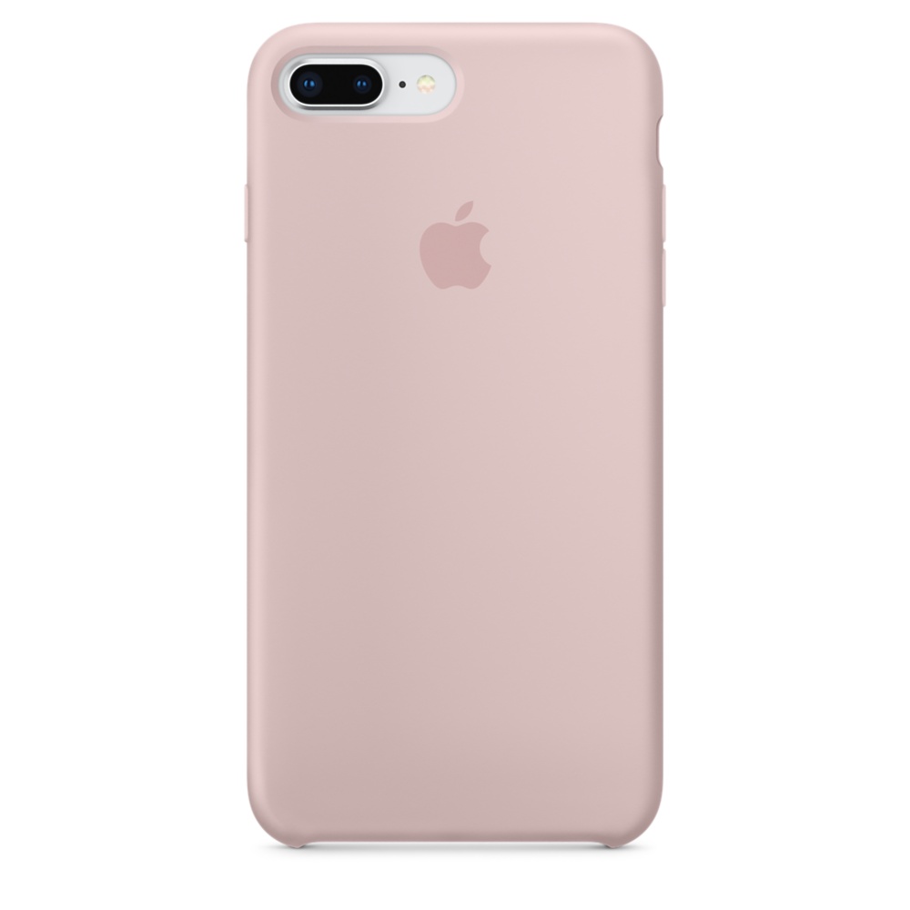 Capac protectie spate Apple Silicone Case pentru iPhone 7 Plus / 8 Plus Pink Sand