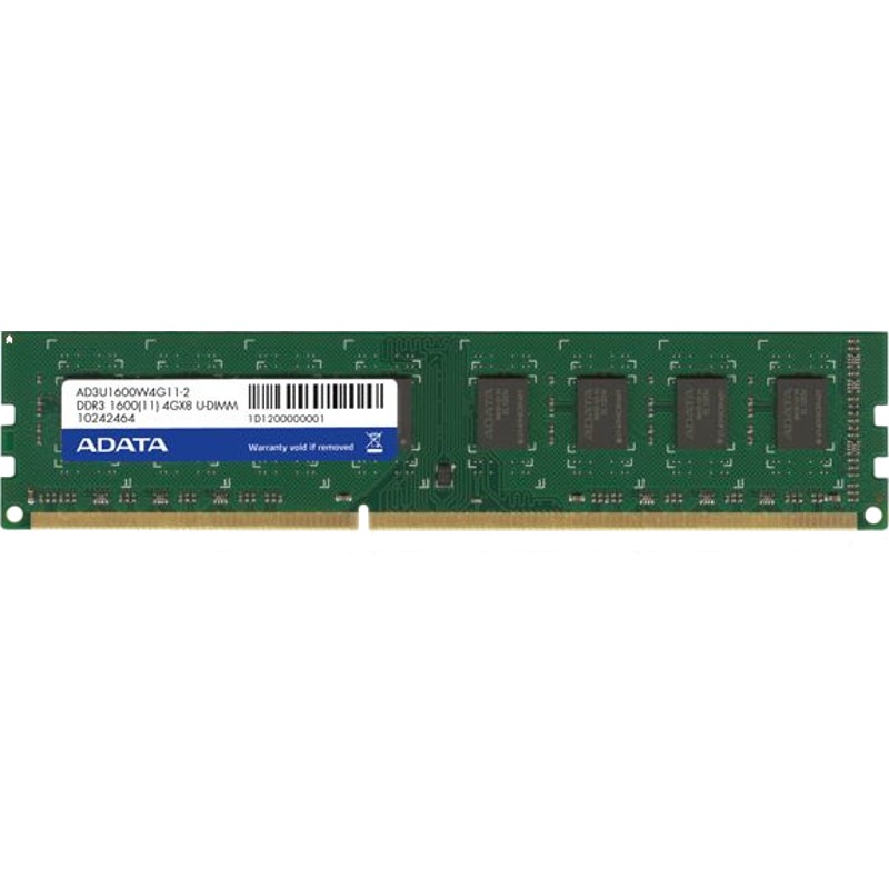 Memorie Desktop A-Data AD3U1600W4G11-S 4GB DDR3 1600MHz