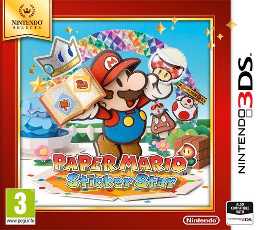 Paper Mario Sticker Star Selects - 3DS