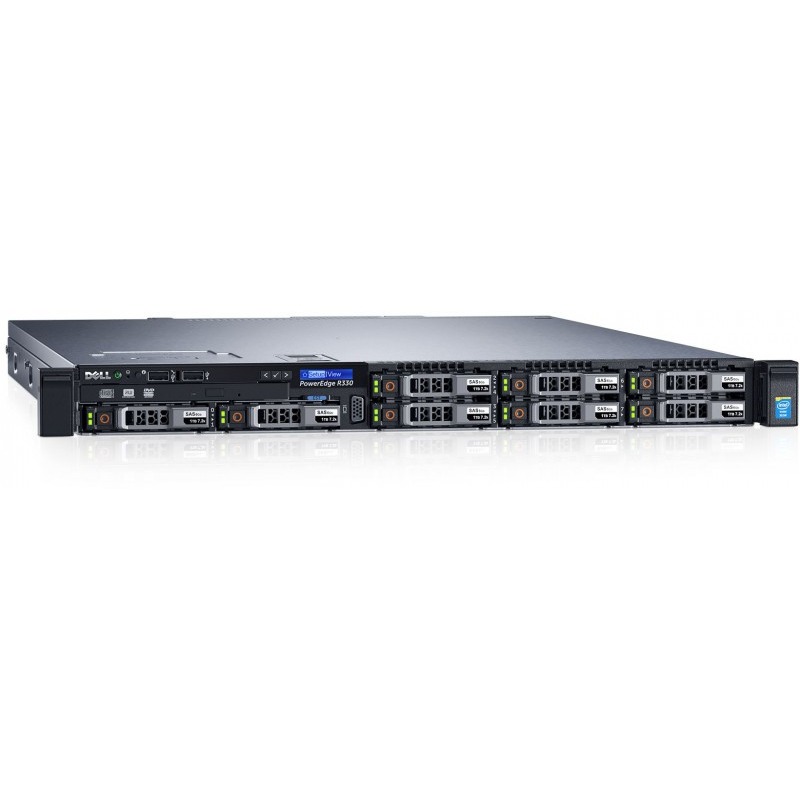 Server Dell PowerEdge R330 Intel Xeon E3-1230 v6 8GB RAM 300GB SAS 350W Dual Hot Plug
