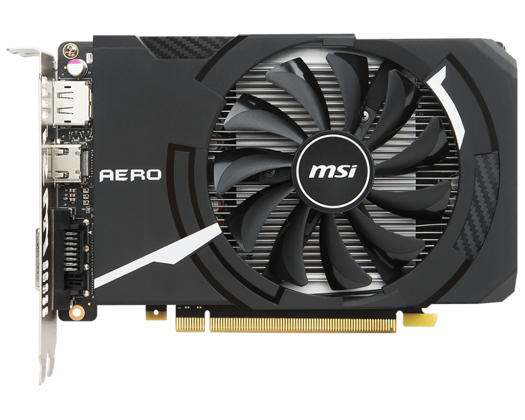 Placa Video MSI GeForce GTX 1050 Ti AERO ITX 4G OCV1 4GB GDDR5 128 biti