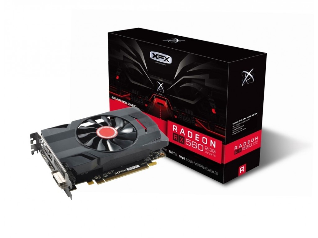 Placa Video XFX Radeon RX 560D 2GB GDDR5 128 biti