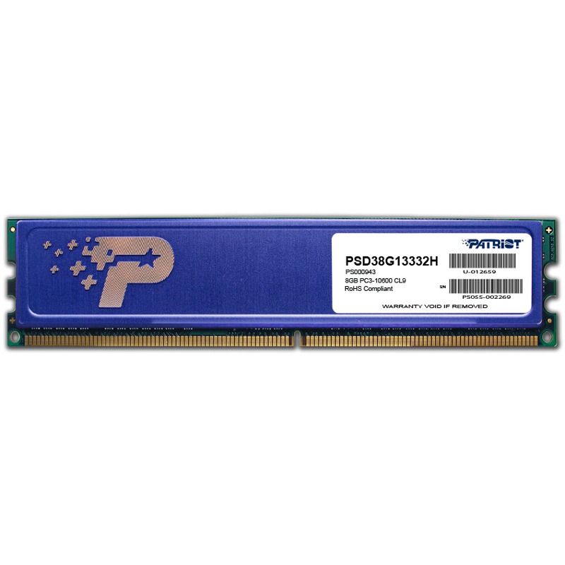 Memorie Desktop Patriot Signature 8GB DDR3 1333MHz Heatshield