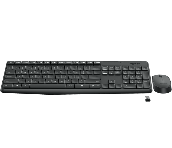 Kit Tastatura & Mouse Logitech MK235 Russian Layout