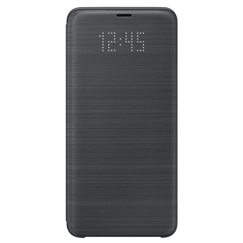 Husa LED Flip Wallet Samsung EF-NG965 pentru Samsung Galaxy S9 Plus G965 Black