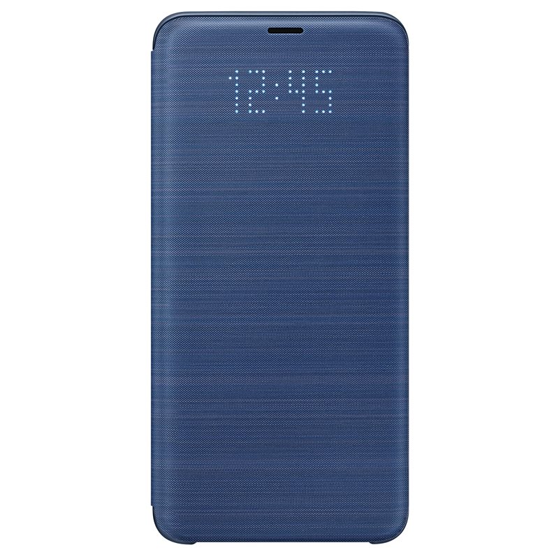 Husa LED Flip Wallet Samsung EF-NG965 pentru Samsung Galaxy S9 Plus G965 Blue