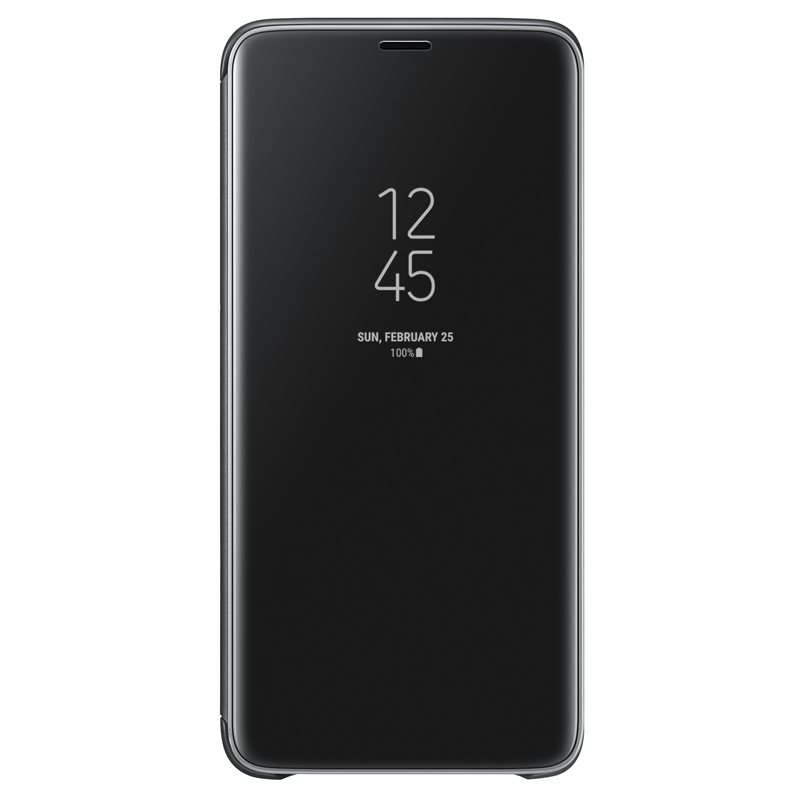 Husa Clear View Cover Samsung EF-ZG965 pentru Samsung Galaxy S9 Plus G965 Black