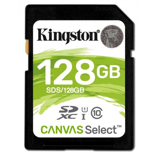 Card de memorie Kingston microSDXC Canvas Select 80R 128GB CL10