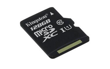 Card de memorie Kingston microSDXC Canvas Select 80R 128GB CL10 fara adaptor