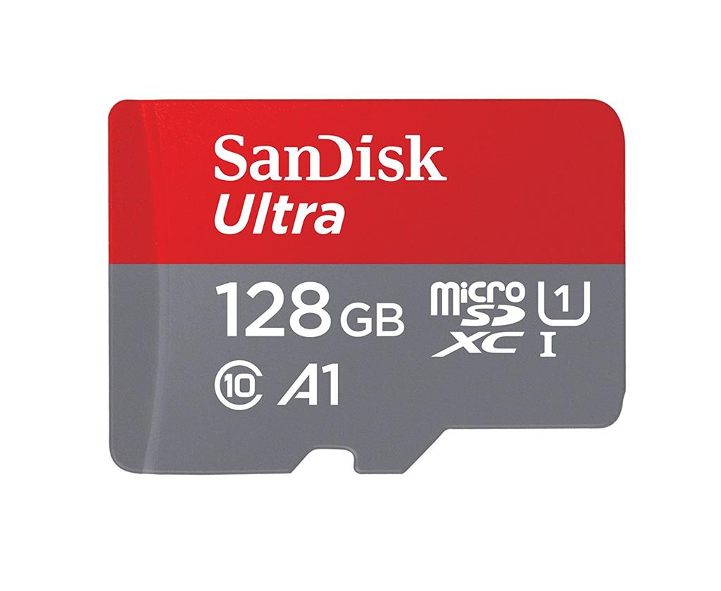 Card de memorie Sandisk microSDXC ULTRA Android 128GB CL10 A1 UHS-I + adaptor SD