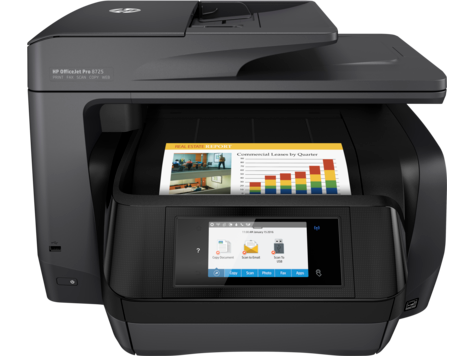 Multifunctional Inkjet Color HP OfficeJet Pro 8725