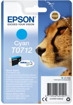 Cartus Inkjet Epson T0712 Cyan