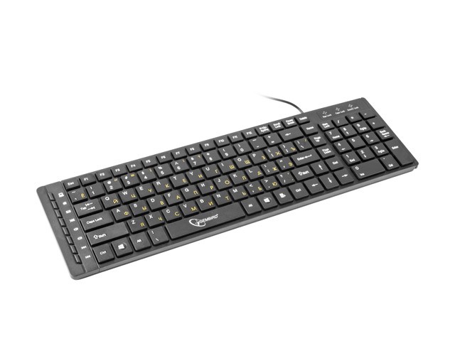 Tastatura Gembird KB-MCH-01 Multimedia \'\'chocolate\' RU Layout Black