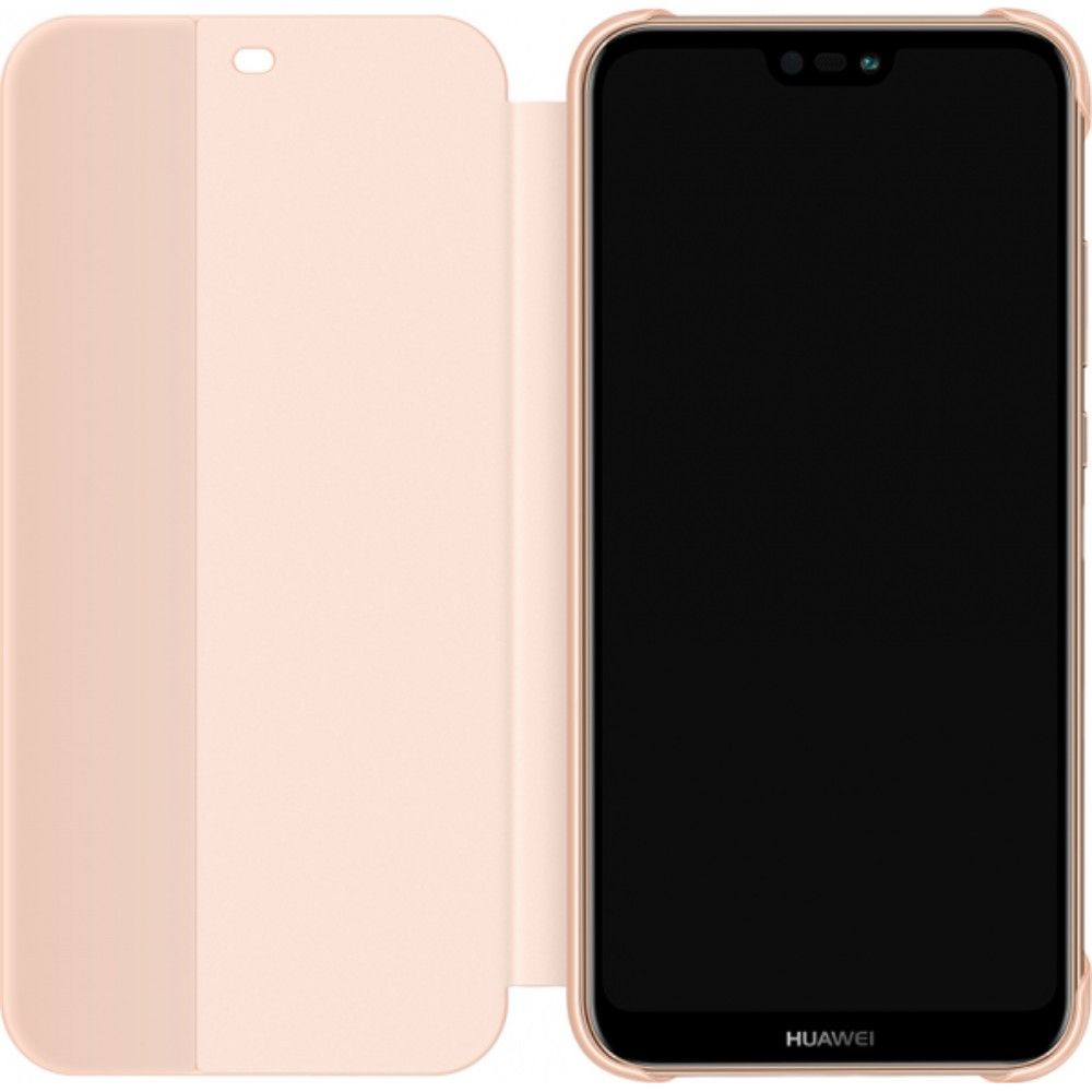 Husa de protectie Flip Cover pentru Huawei P20 Lite Pink