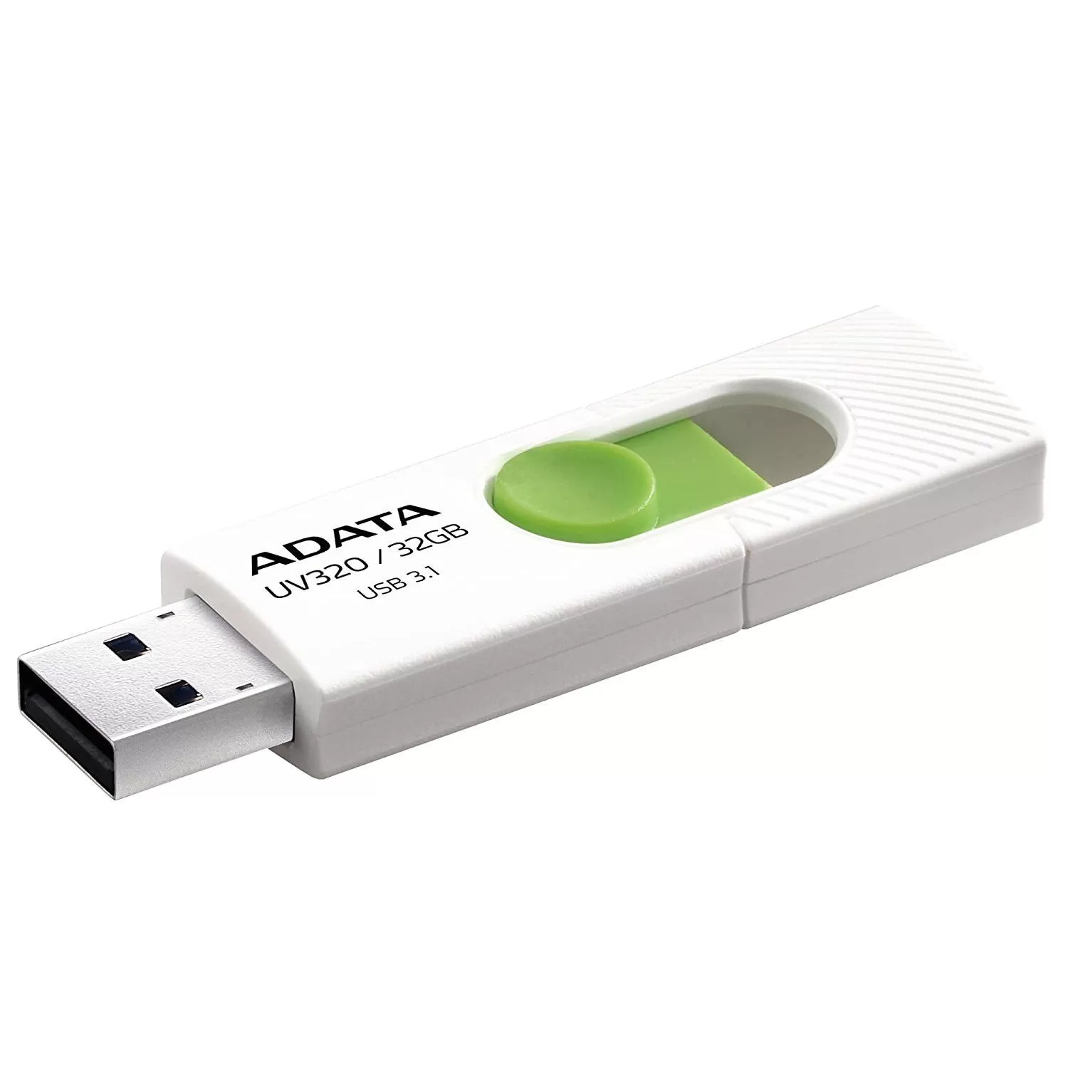 Flash Drive A-Data UV320 32GB USB 3.1 Alb-Verde