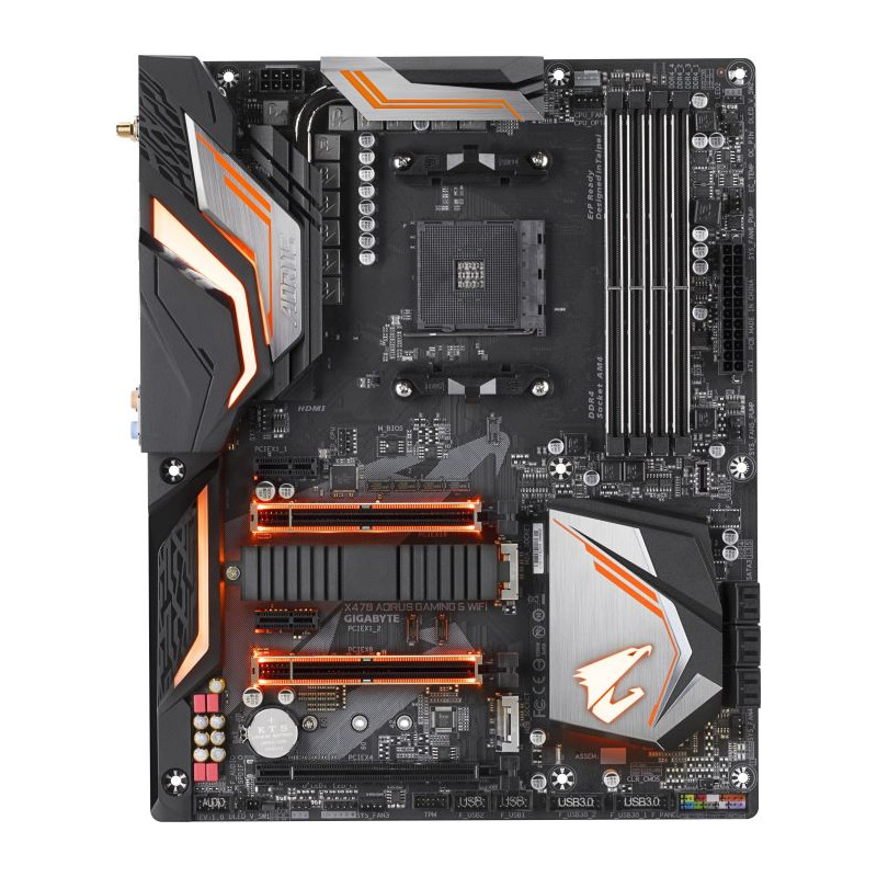 Placa de baza Gigabyte X470 AORUS GAMING 5 WIFI socket AM4