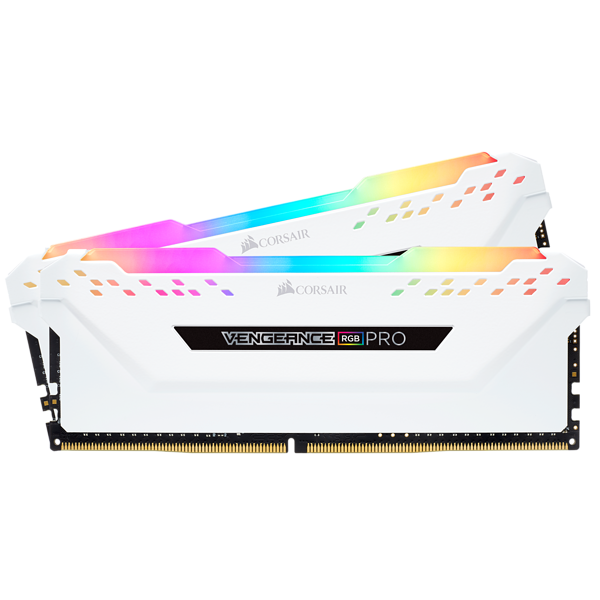 Memorie Desktop Corsair Vengeance RGB PRO 16GB(2 x 8GB) DDR4 3200MHz White