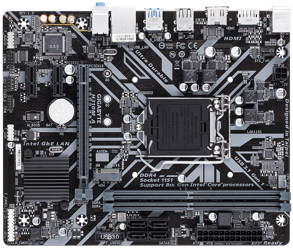 Placa de baza Gigabyte H310M A socket 1151