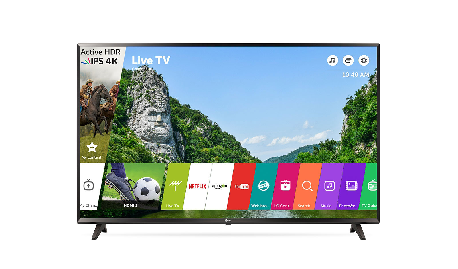 Televizor LED LG Smart TV 43UJ6307 108cm 4K Ultra HD Negru