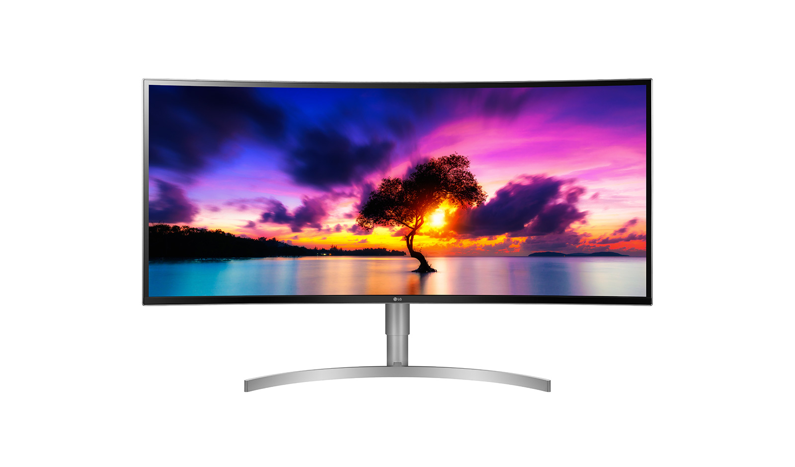 Monitor LED LG 38WK95C-W 38 Curbat UltraWide 4K 5ms Negru/Argintiu