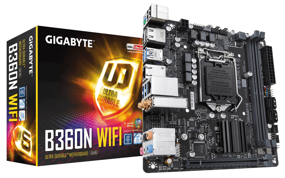 Placa de baza Gigabyte B360N WIFI Socket 1151