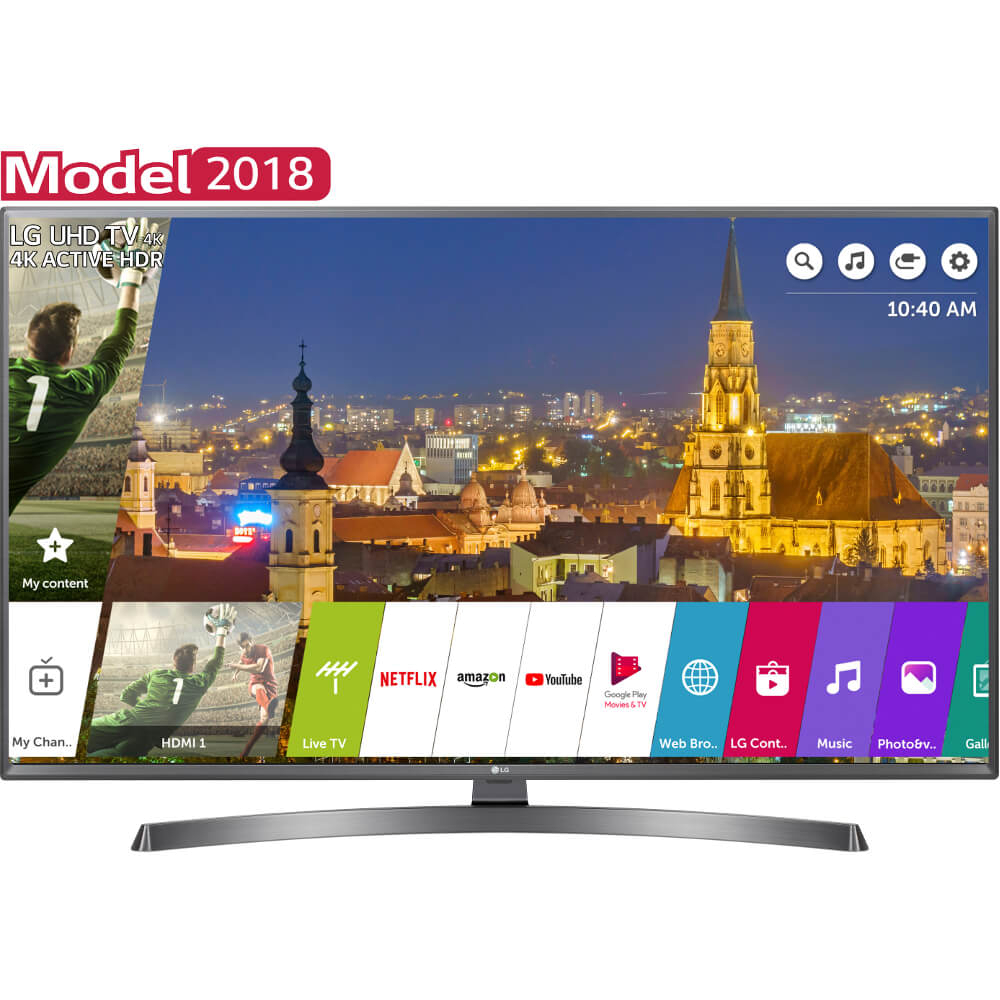 Televizor LED LG Smart TV 43UK6750PLD 109cm 4K Ultra HD Negru