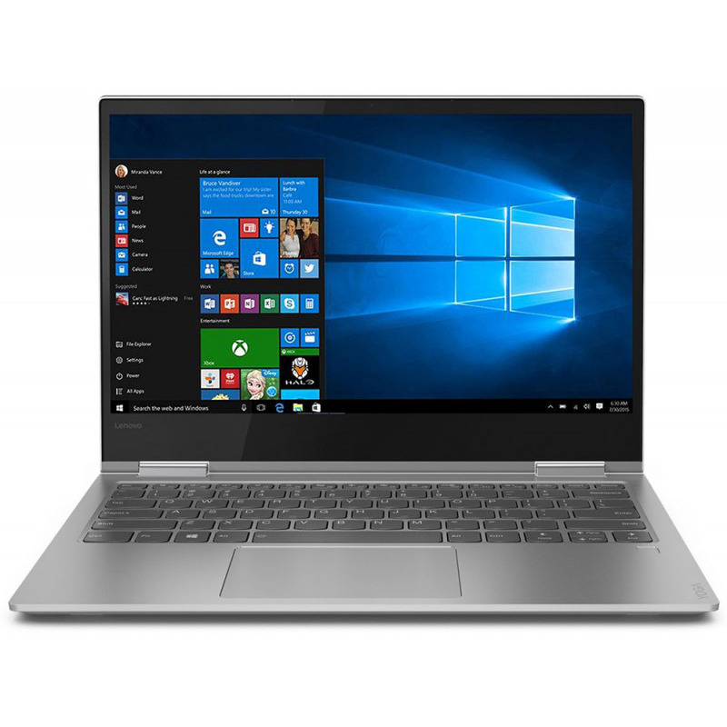 Ultrabook Lenovo Yoga 730 13.3 4K Ultra HD Touch Intel Core i7-8550U RAM 8GB SSD 512GB Windows 10 Home Argintiu