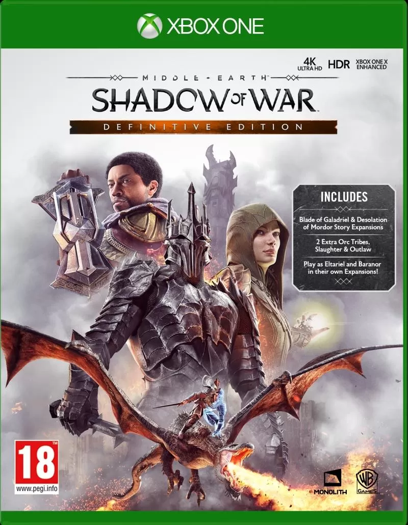 Middle Earth Shadow of War Definitive Edition - Xbox One