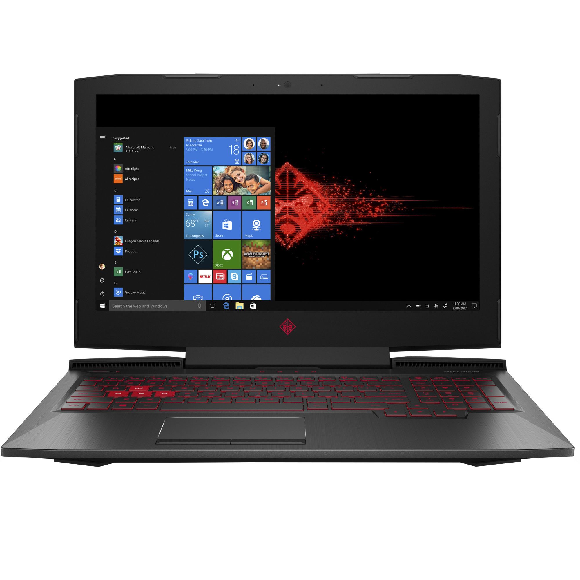 Notebook HP OMEN 15.6 Full HD Intel Core i5-8300H GTX 1050 Ti-4GB RAM 8GB HDD 1TB FreeDOS Negru