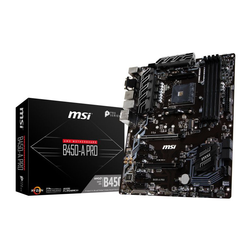 Placa de baza MSI B450-A PRO socket AM4