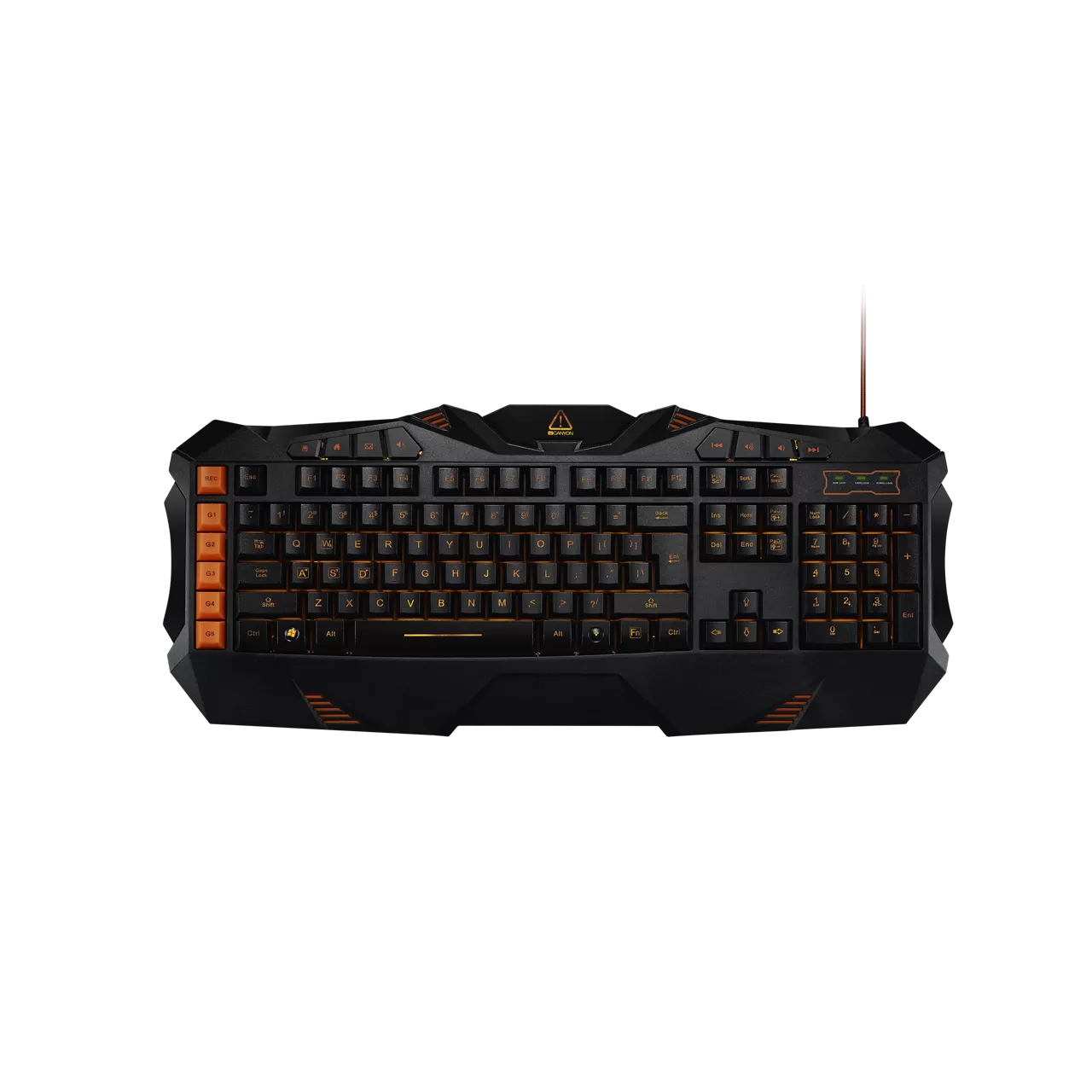 Tastatura Gaming Canyon Fobos CND-SKB3-US Black/Orange