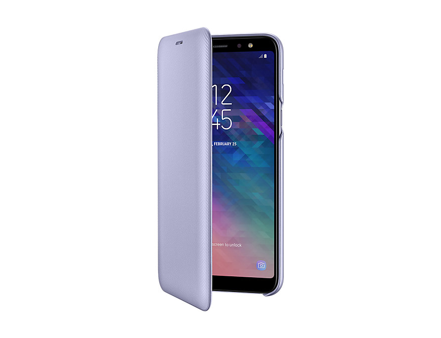 Husa Flip Samsung Cover EF-WA605 pentru Galaxy A6+ 2018 (A605) Violet