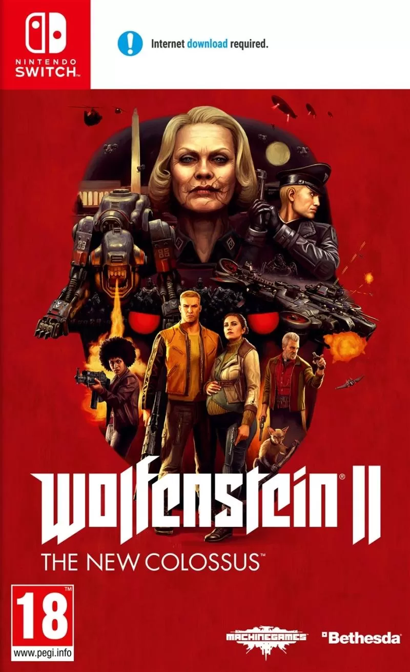 Wolfenstein 2 The New Colossus - Nintendo Switch