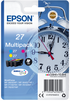 Pachet 3 cartuse Epson Multipack C13T270540 C/M/Y