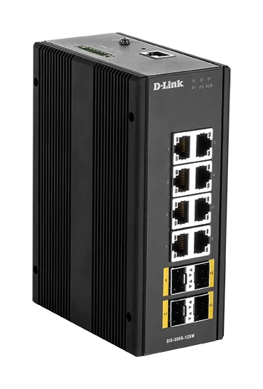 Switch D-Link DIS-300G-12SW cu management fara PoE 8x1000Mbps-RJ45 + 4xSFP